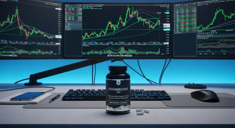 brain supplements for traders and finance professionals on trading desk