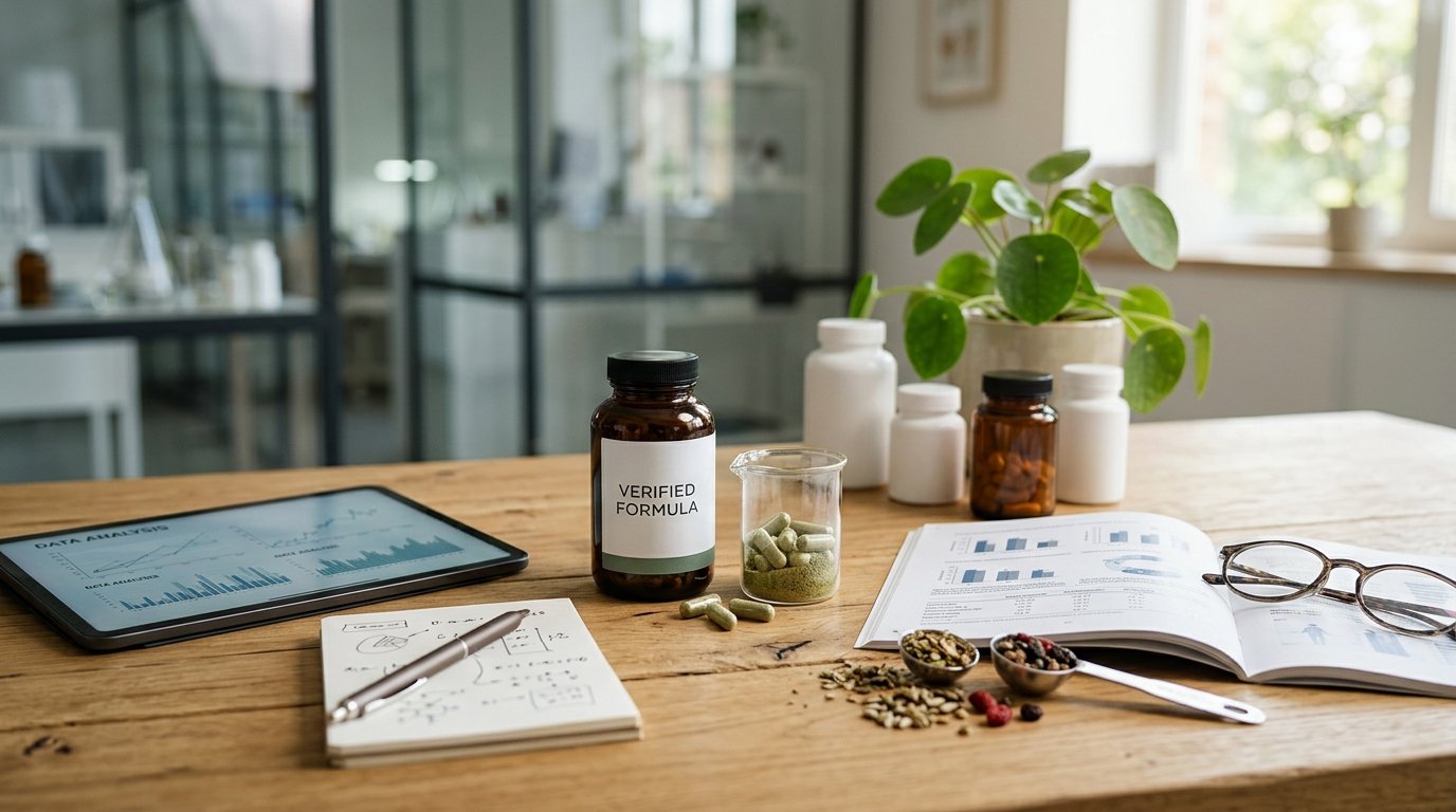 Which Weight Loss Supplements Have Verified Clinical Evidence — hero image showing healthy lifestyle choices