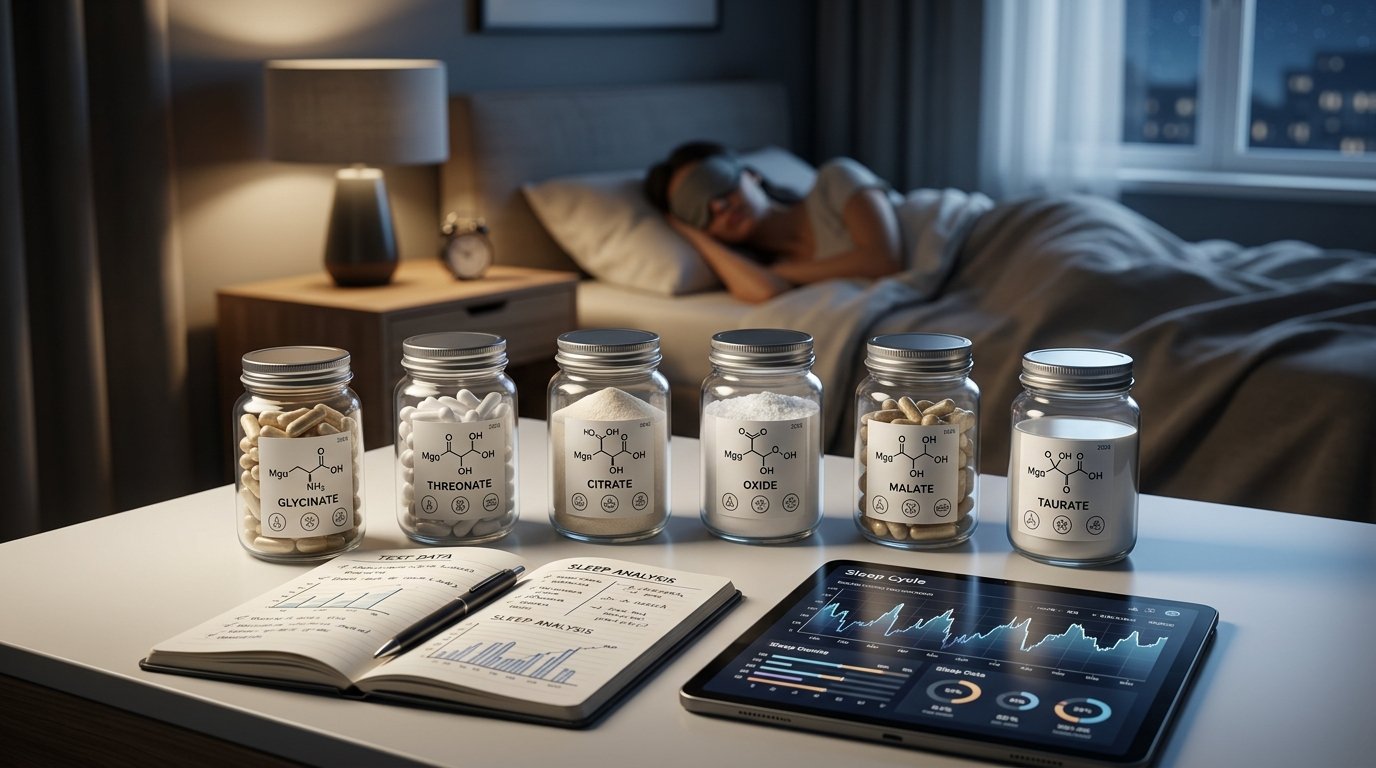 Best Magnesium Supplement for Sleep in 2026: 6 Forms Tested With Sleep Data, hero image