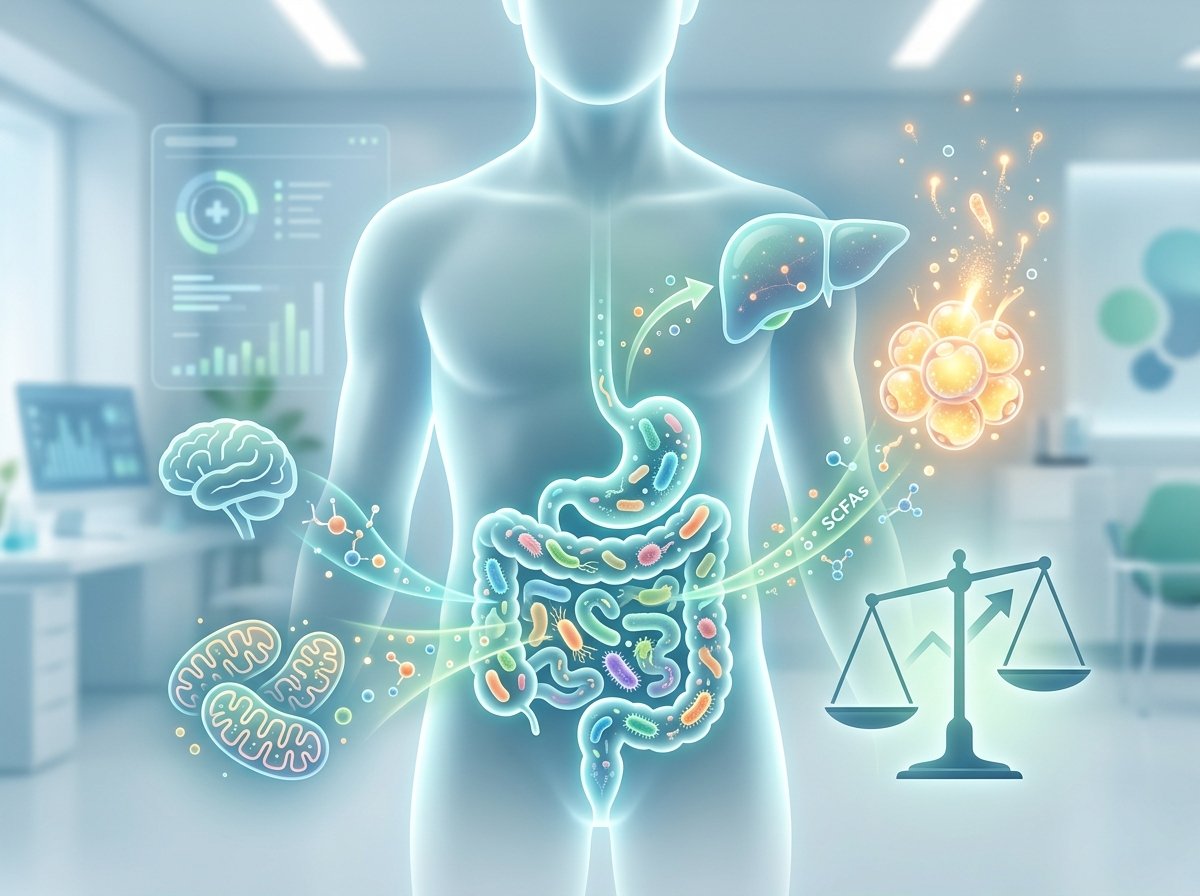 Best Probiotics for Weight Loss 2026: 6 Strains — illustration of gut bacteria