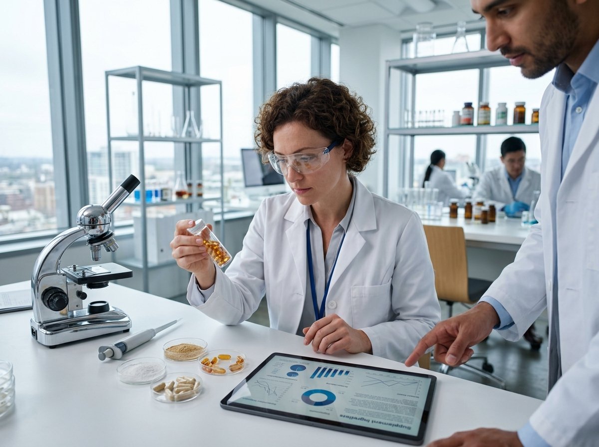 A five-step flowchart for personalizing a brain health regimen: 1. Foundation, 2. Goal Setting, 3. Single Ingredient Test, 4. Evaluate & Add, 5. Lifestyle Sync.